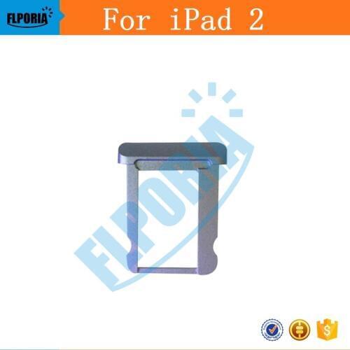 For iPad 2 Sim Card Slot Tray Holder Replacement Parts Original New Card Slot Tray Holder For Apple iPad 2 Free Shipping