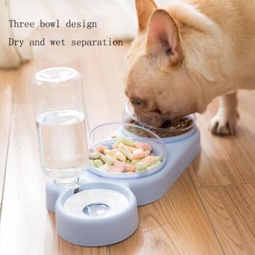 Dog Double Bowl, Automatic Pet Bowl, Feeder, Cat Drinking Fountain, Cat Bowl Pet Supplies, Drinking Fountain