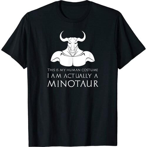 Greek Myth - I Am Actually A Minotaur Funny Greece Mythology T-Shirt