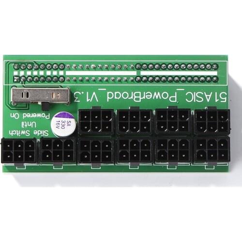 750W-1200W Breakout Board PSU Power 10 Ports PCIe 6 Pin for HP DPS-800GB A DPS-1200FB A DPS-1200QB A BTC Miner Mining