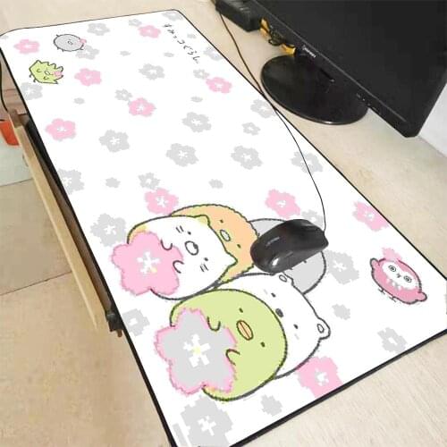 Mairuige Fashion Brown Gray Wood Grain Game Big Seam Mouse Pad Large Rubber Game Mouse Pad CSGO DOTA Player XXL XL High Quality