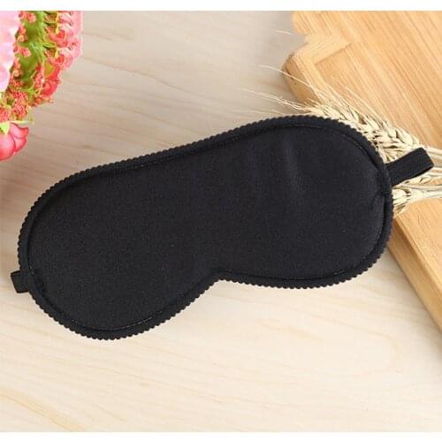 Soft Portable Eye Mask Black Fast Sleeping Eyeshade Cover Eye Masks Shade Patch Women Men Blindfold Travel Sleepmasker