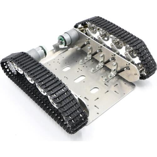 DIY Tank Toy Kit chassis Smart Car Crawler Chassis Robot Chassis Metal Encoder with Encoder for Tank model Programming