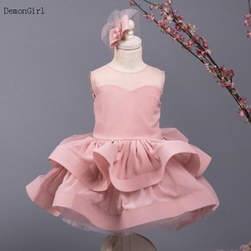 0 12Y Flower Girl Dress Birthday Birthday Gown Toddler Baby Girls Clothes Children Kids Girl Dresses