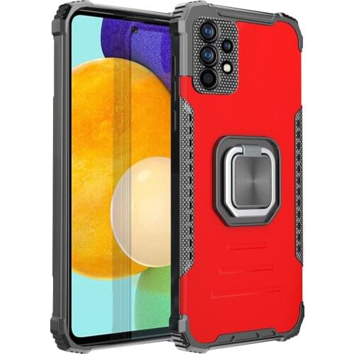 Luxury Anti-fall Armor With Ring Magnetic Bracket Phone Case For Samsung Galaxy A31 A41 A21 A12 A71 A72 A51 A52 A32 4G 5G Cover