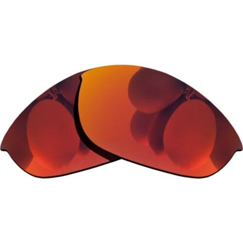Polarized Sunglasses Replacement Lenses for-Half Jacket Frame - Fire Red