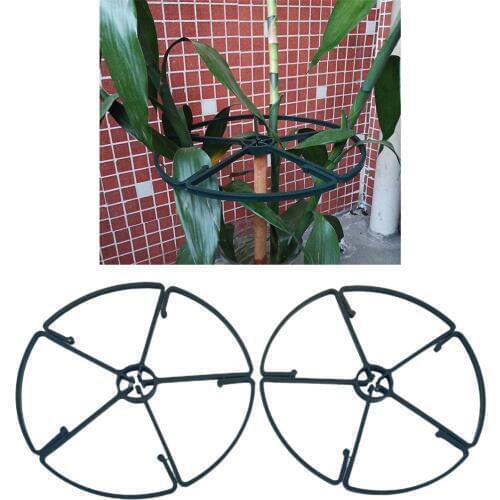 2pcs 10in Adjustable Indoor Plant Support Ring Tall Plant Support Ring Garden Plants Supplies