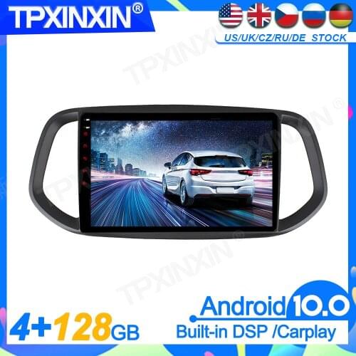 Android 10.0 4+128GB DSP For KIA KX3 2014 2015 2016 2017 GPS Navigation Multimedia Radio Auto Stereo Head Unit Tape Recorder