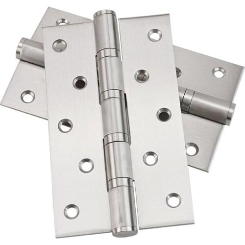Wood Door Mute Hinged Door Shaft Flat-open Stainless Steel Hinge