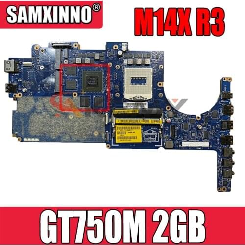 For Dell Alienware M14X R3 laptop Motherboard VAR00 LA-9201P CN-0TY1XH DDR3L GT750M 2GB 100% Fully Tested