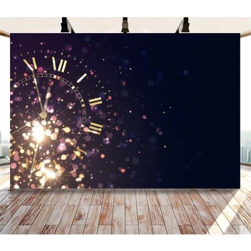 Beautiful Fireworks Night View Joyful Backdrops Artistic Photos Background Decorations for Holiday Party Photography Props