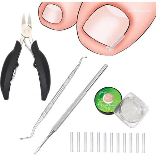 Ingrown Toenail File and Lifter Non-slip Clipper Corrector Liner Professional Grade Thin Straight File Nail Cleaner New