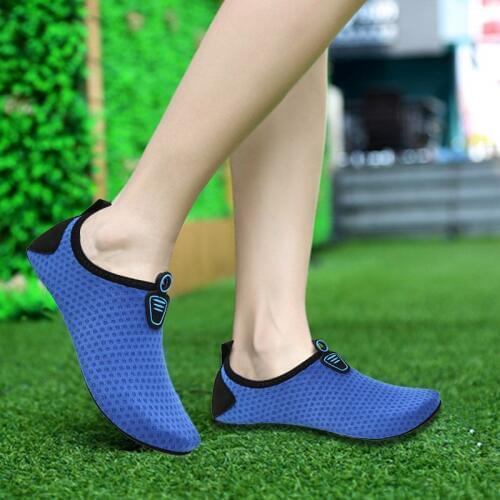 Women Men Swimming Shoes Breathable Soft Flat Sole Sneaker Shoes for Summer Surfing Diving &T8