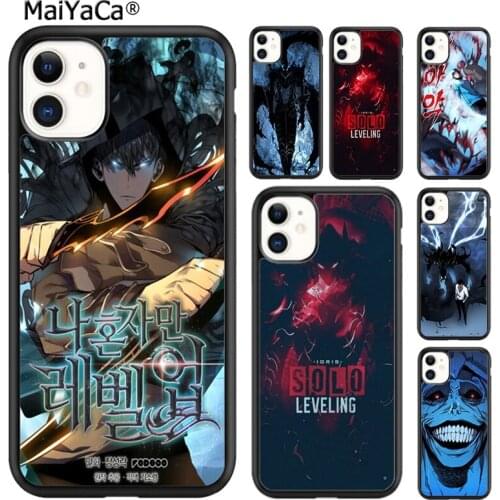 MaiYaCa Solo Leveling Statue of God Phone Case Cover For iPhone SE 6 6s 7 8 plus X XR XS 11 12 pro max Samsung Galaxy S8 S9 S10