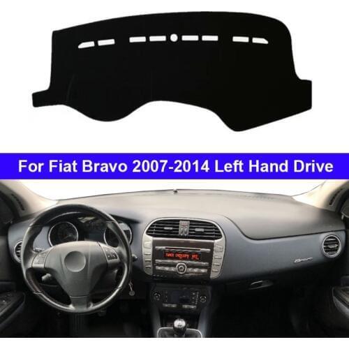 Car Auto Dashboard Cover Cape For Fiat Bravo 2007 2008 2009 2010 2011 2012 2013 2014 LHD Dashmat Pad Dashboard Carpet Dash Mat