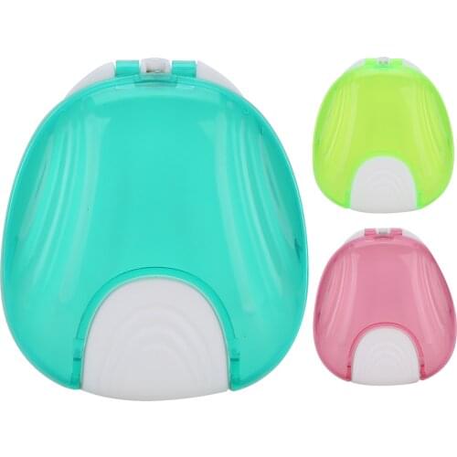 3 Colors Press-to-Open Orthodontic Dental Retainer Denture Storage Box Denture Case Orthodontic Small Teeth Box Dental Oral Care
