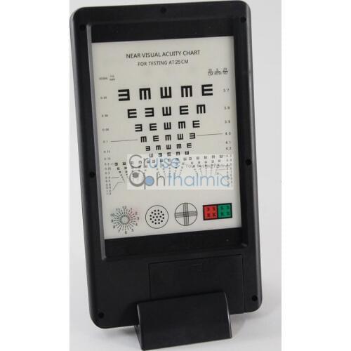 Rechargeable 30cm near vision Tester CP30 with ruler E and Letter chart Near Vision CP30 AC adapter Included
