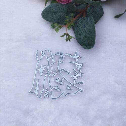 Chinese valentines day metal cutting dies 2020 new DIY scrapbook photo album paper card decorative crafts embossing mold