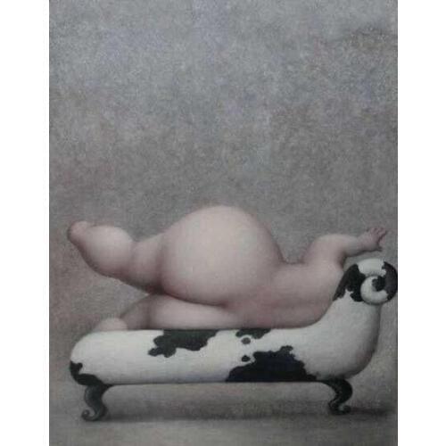 Hand-painted Nude Oil Painting On Canvas Abstract Wall Art Decor Naked woman Acrylic Paintings wall art Picture for bar hotel