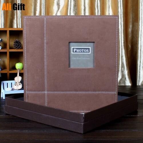 Suede Cloth Self-adhesive Album 18 inch Large Paste Type Manual DIY Album of the Married Couple