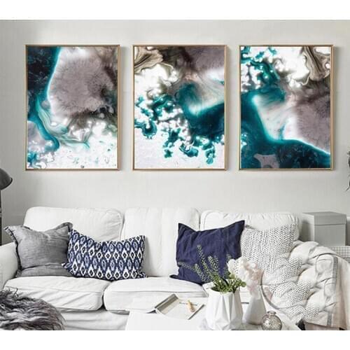 Diy diamond embroidery Abstract scenery 3pcs diamond painting Cross Stitch full square drill mosaic christmas painting Z375