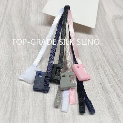 Free shipping top-grade silk sling/clothing tag string/hang tag thread/tag line/satin ribbon/silk cord 500 pcs a lot