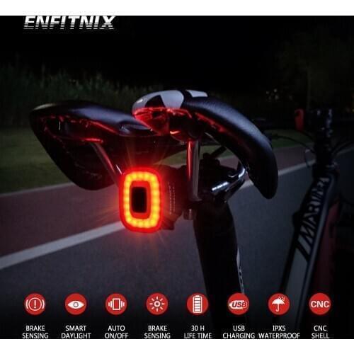 ENFITNIX CubeliteII 2 Bicycle Tail Lights Intelligent Sensor Brake Light Xlite100 Cubelite II Road Bike MTB Rear Taillights