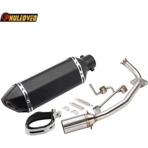 PCX125 PCX150 Scooter Motorcycle Exhaust Muffler Full System Slip on Pipe Tube for Honda PCX 125 PCX 150 2012-2016 Escape Moto