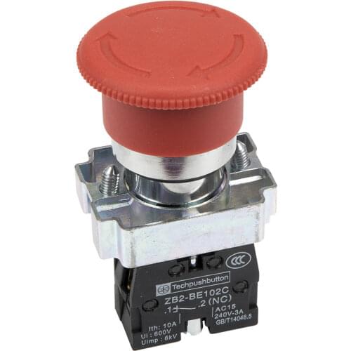XB2-BS542 22mm reset emergency stop push button switch pushbutton