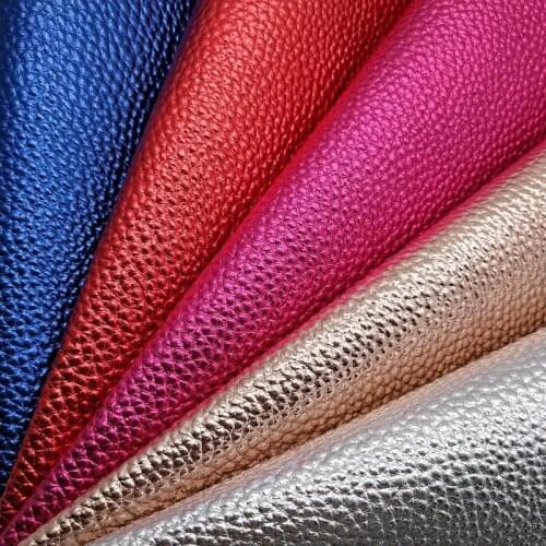 1PC 21X29CM Synthetic Letaher, Cuero Sintetico Embossed Litchi Grain Leather For Making Bows Accessories T82A