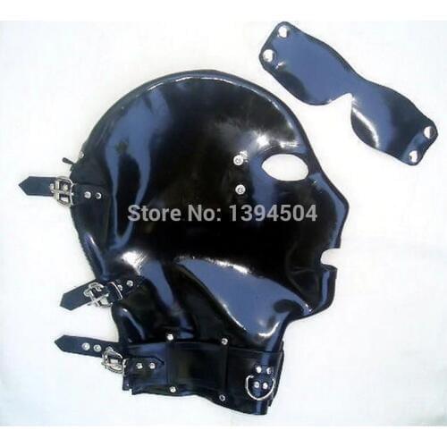 2018 sexy handmade latex exotic cekc lingerie costumes fantasias lenceria bodaystocking bodysuit buckles masked hoods goggles