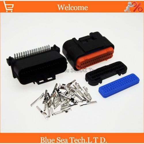 34 Pin/way male&female Automotive Control System connector,Automotive Electronic Control ,ECU plug for VW Audi BMW Toyota etc