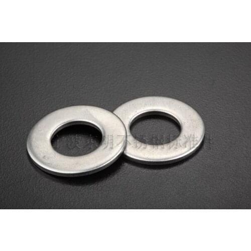500pcs/lot DIN125 ISO7089 M1.6 M2 M2.5 M3 M3.5 M4 M5 M6 304 Stainless steel flat washer plain washers