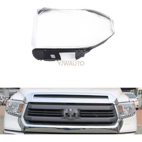 Car Headlight Lens For Toyota Tundra 2014 2015 2016 2017 Headlamp Cover Replacement Auto Shell