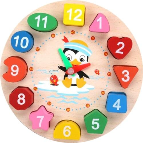 Wooden Puzzles for Toddlers Educational Preschool Puzzles Numbers Shape Color