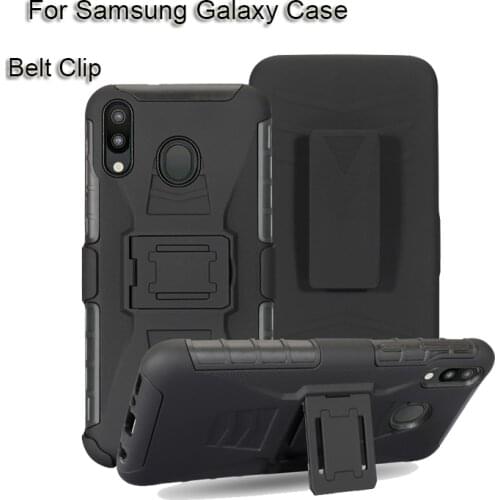 Hybrid Armour Case For Samsung Galaxy S10e S10 j6 J4 plus prime CORE A9 A7 J8 j7 J3 2018 Heavy Duty Belt Clip Kickstand Case