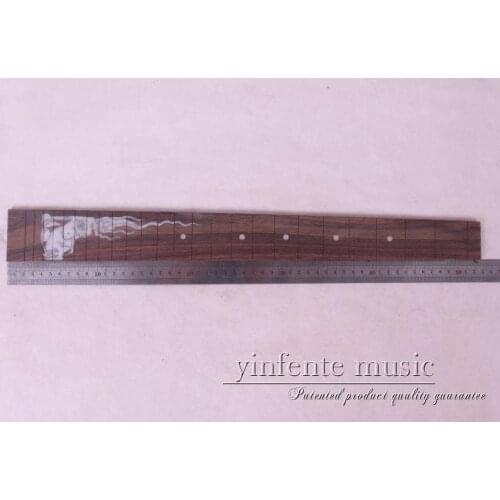 1 pcs25.5" guitar rose wood Guitar Fretboard Fingerboard Fretless Guitar parts star shell INlaid #17