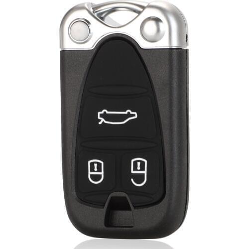 Jingyuqin For Alfa Romeo 159 156 Giulietta Brera Spider GT Remote Smart Key Card 3 Button with Uncut Blade