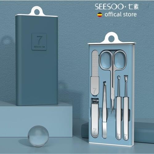 4/6Pcs Manicure Set Professional Nail Cutter Tools High Quality Carbon Steel Electroplating Nail Clipper Tools For Travel Trip