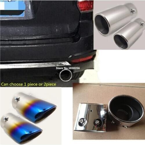 For Subaru Forester 2013 2014 2015 2016 2017 Car Cover Muffler Outlet End Tail Pipe Dedicate Stainless Steel Exhaust Tip Outlet