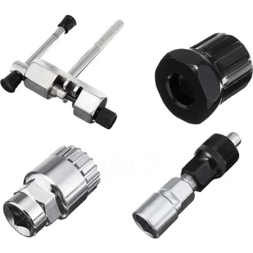 New 4Pc Mountain Bike MTB Bicycle Crank Chain Axis Extractor Removal Repair Tool Kit
