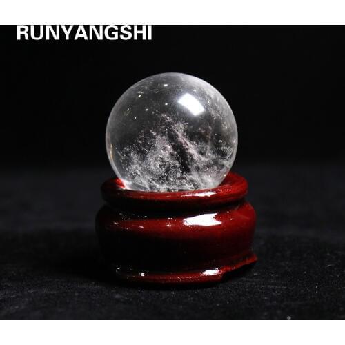 Natural Clear Quartz Crystal Sphere Balls Sphere white Crystal Ball Home Decoration Craft FengShui Photography Gift