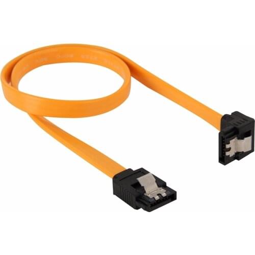 Brand New Serial SATA Data Cable With Metal Clip Length: 40cm Dropshipping