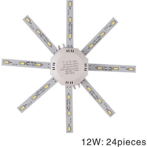 LED Ceiling Lamp 12W 16W 20W 24W LED Bulb Light 220V PCB Board Octopus Tube 5730SMD Energy Saving Lamp