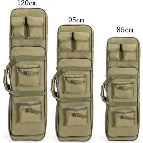 Desert 85cm 95cm 120cm Tactical Hunting Backpack Dual Rifle Square Carry Bag with Shoulder Strap Gun Protection Case Backpack