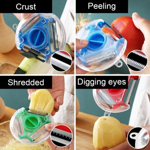 Magic Trio Peeler Set Stainless Steel Blade Grater Kitchen kitchen Peeler Slicer Shredder Peeler Multi Accessories Gadgets
