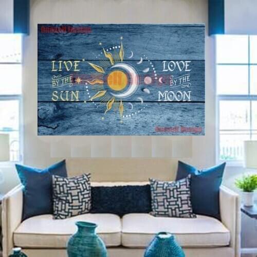 I love you sun diamond mosaic 5d diamond painting full square diy diamond embroidery decortion for home livingroom wall sticker