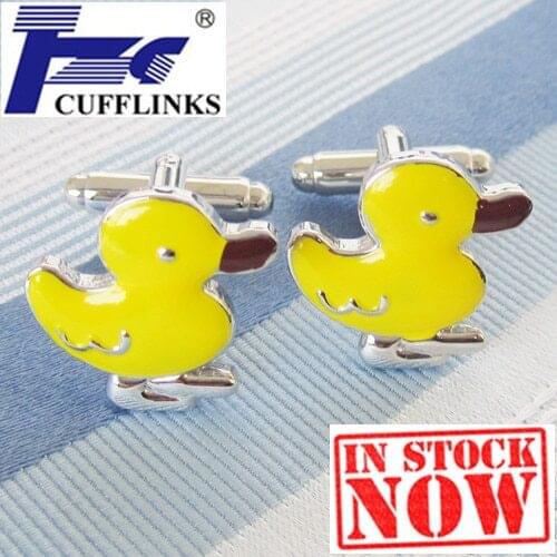 Little Yellow Duck Cufflink Cuff Link 2 Pairs Free Shipping