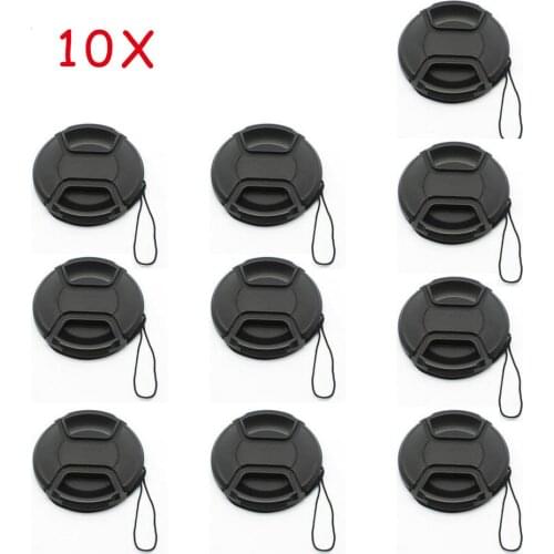 10X 37mm Center Pinch Snap-on Front Lens Cap hood Cover for Nikon Canon Sony lens cap Protector New Camera Cover Top