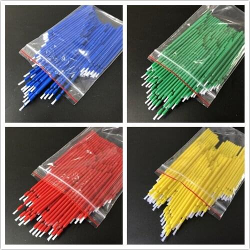 200pcs Dental Lab Long Disposable Micro Applicators Brushes Dental Materials